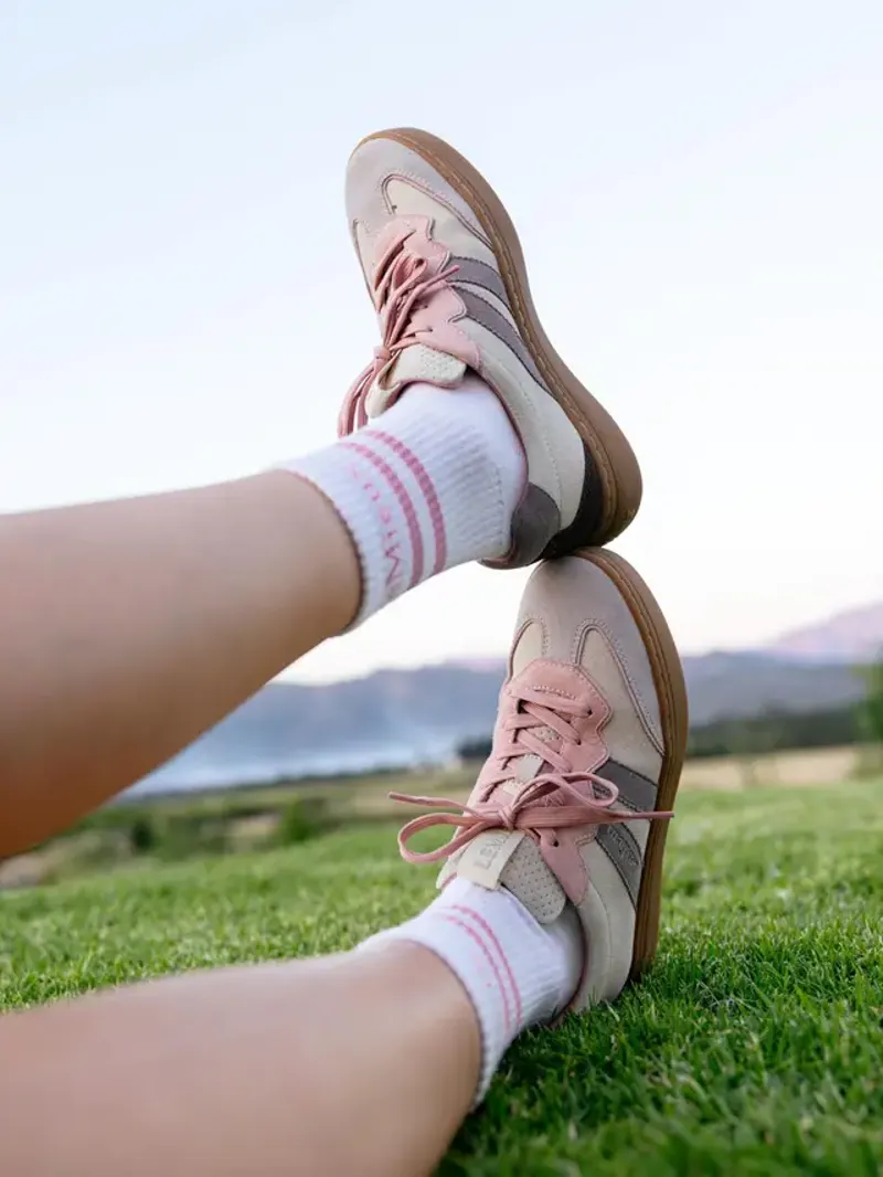 LeMieux Crew Socks 2 Pack - Shadow/Fondant-1