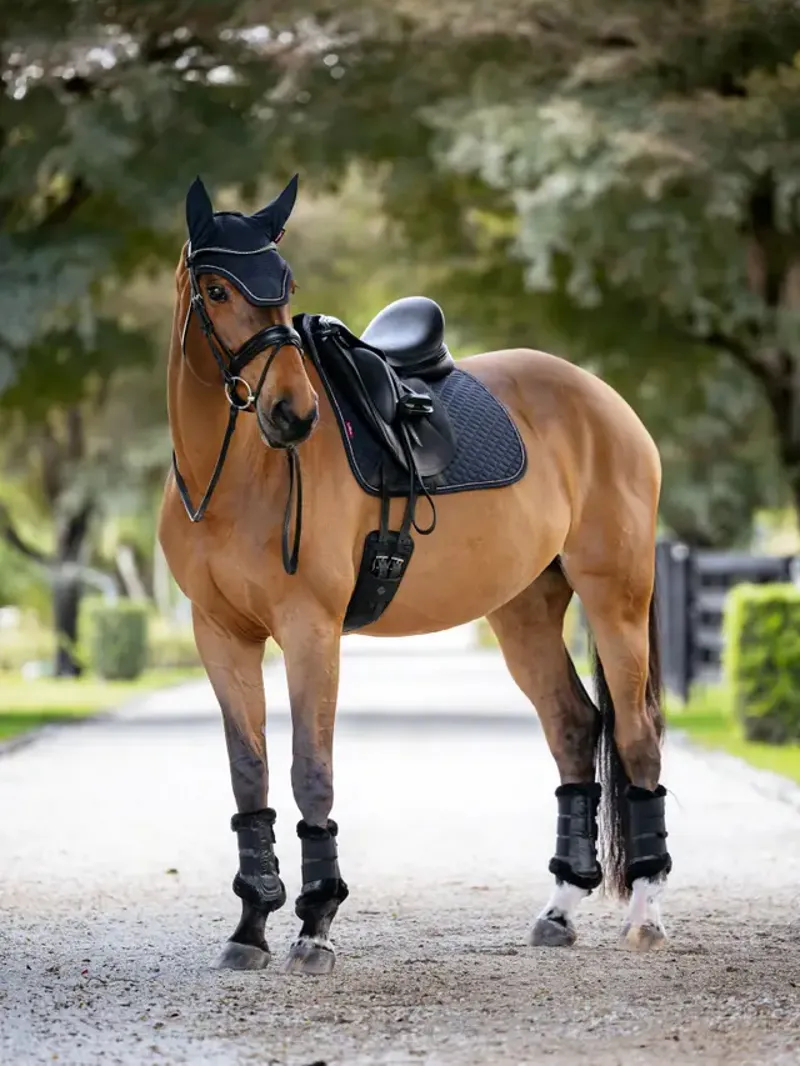 LeMieux Brilliance Dressage Square - Navy Large-3