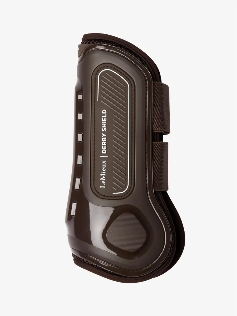 LeMieux Derby Shield Tendon Boot - Brown-1