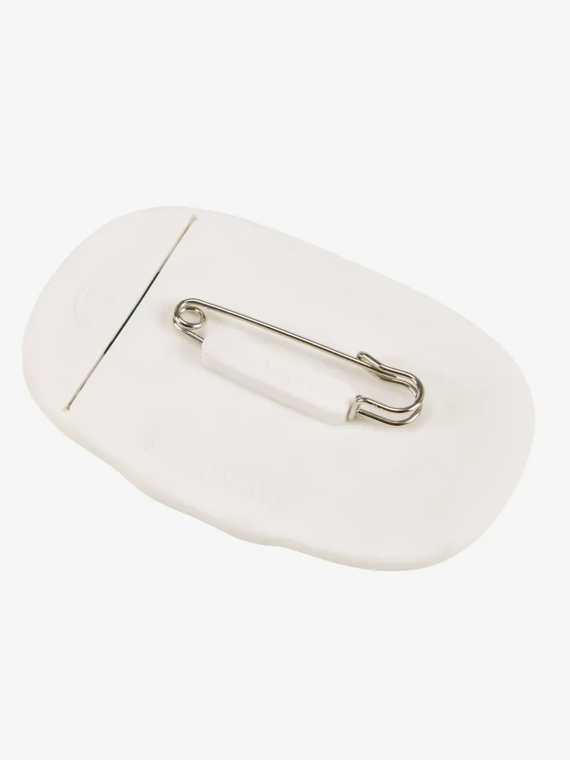 LeMieux Saddle Pad Number Holder - White-1
