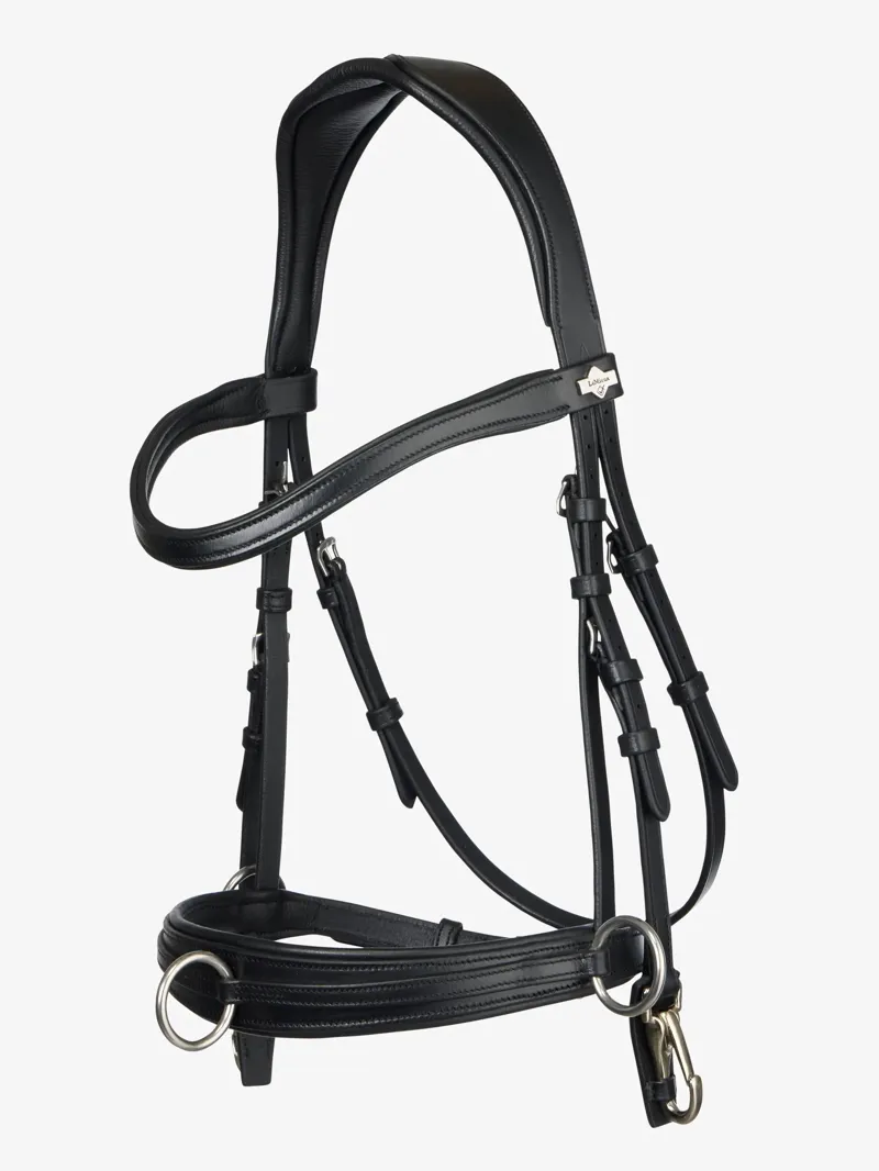 LeMieux Cross-Functional Leather Cavesson - Black-1