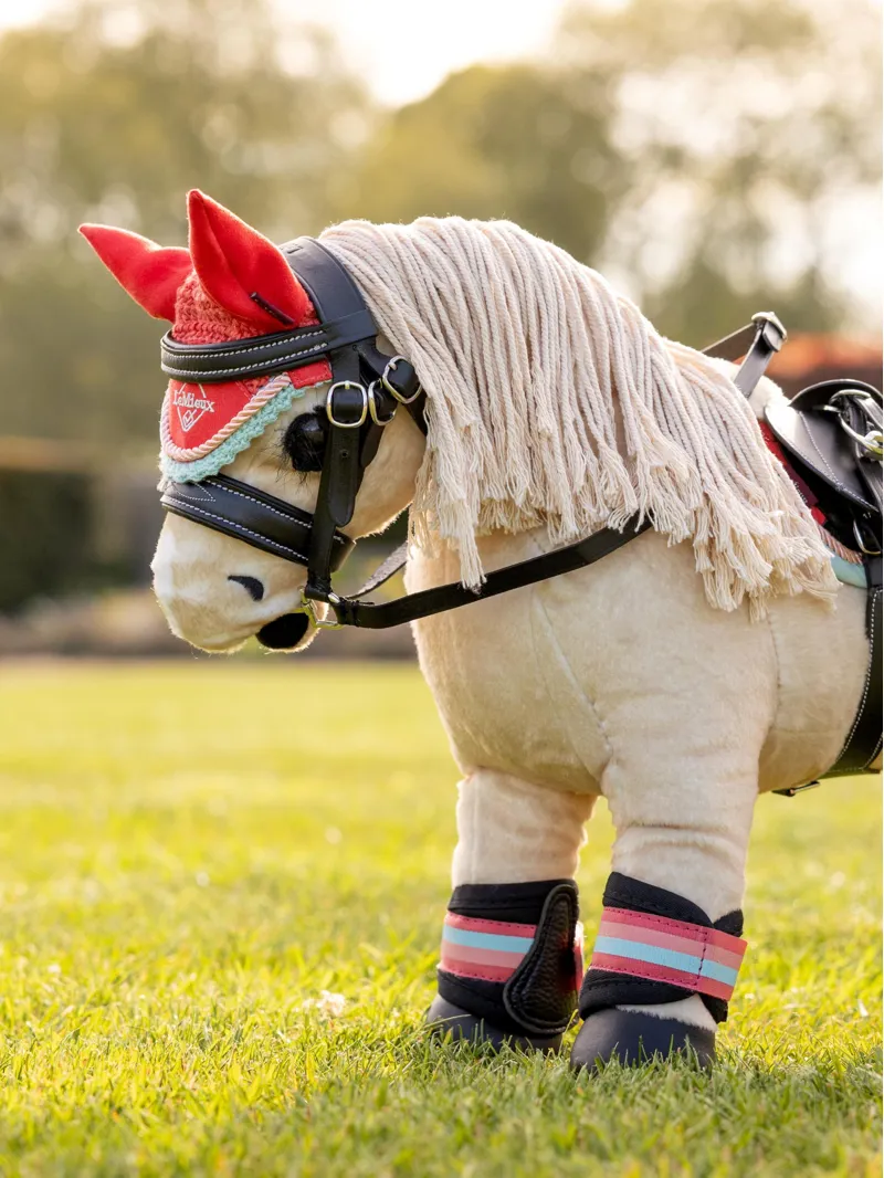 LeMieux Toy Pony Fly Hood - Coral Crush-1