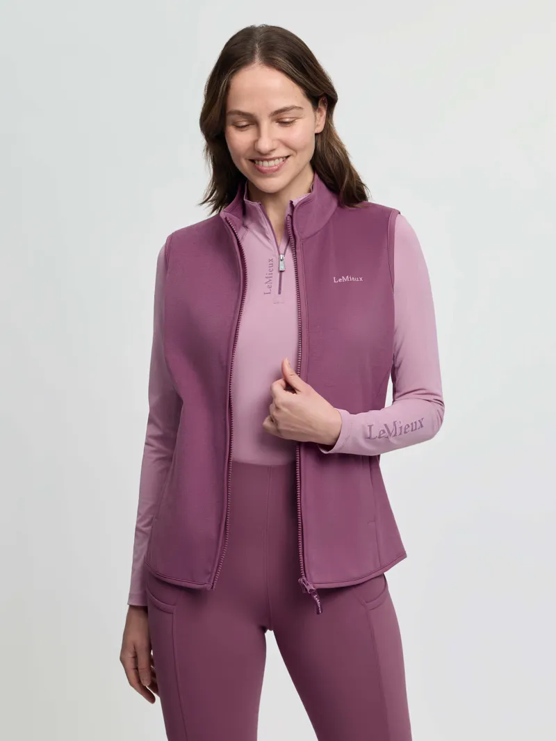 LeMieux Roberta Fleece Gilet - Mallow