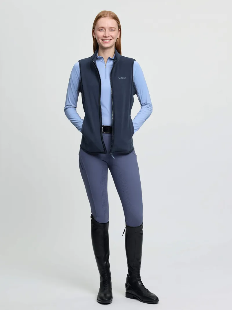 LeMieux Roberta Fleece Gilet - Navy-4