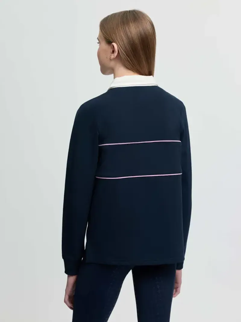 LeMieux Young Rider Riley Rugby Shirt - Navy-3