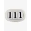 LeMieux Saddle Pad Number Holder - Silver Glitter