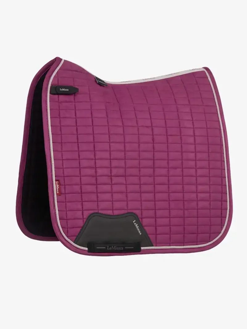 LeMieux Suede Dressage Square - Blackberry Large