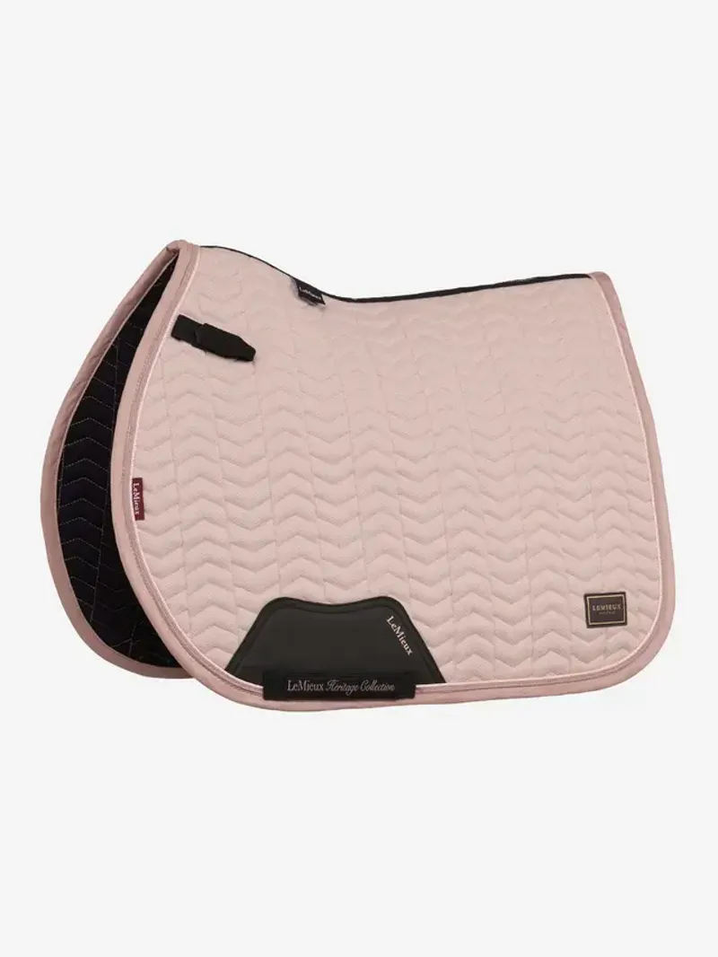 LeMieux Heritage Herringbone Jump Square - Wild Rose-1