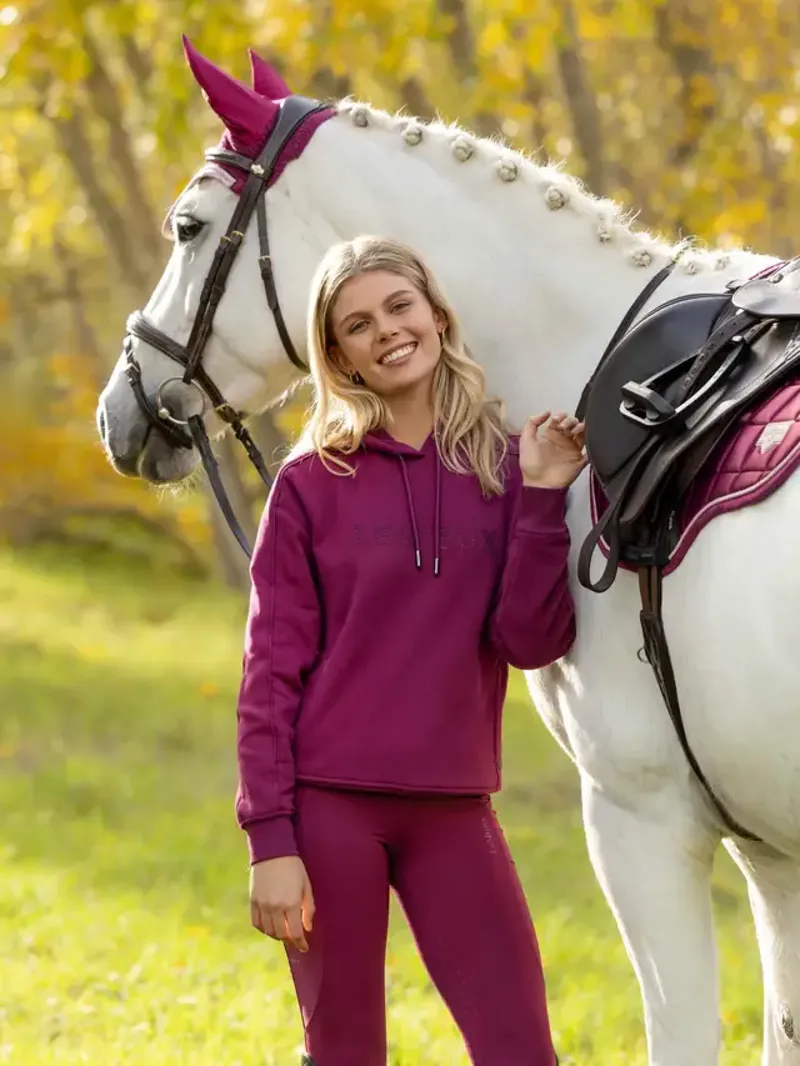 LeMieux Eden Sparkle Hoodie - Blackberry-4