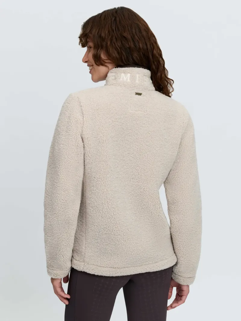 LeMieux Heritage Borg Zip Through Jacket - Stone-3