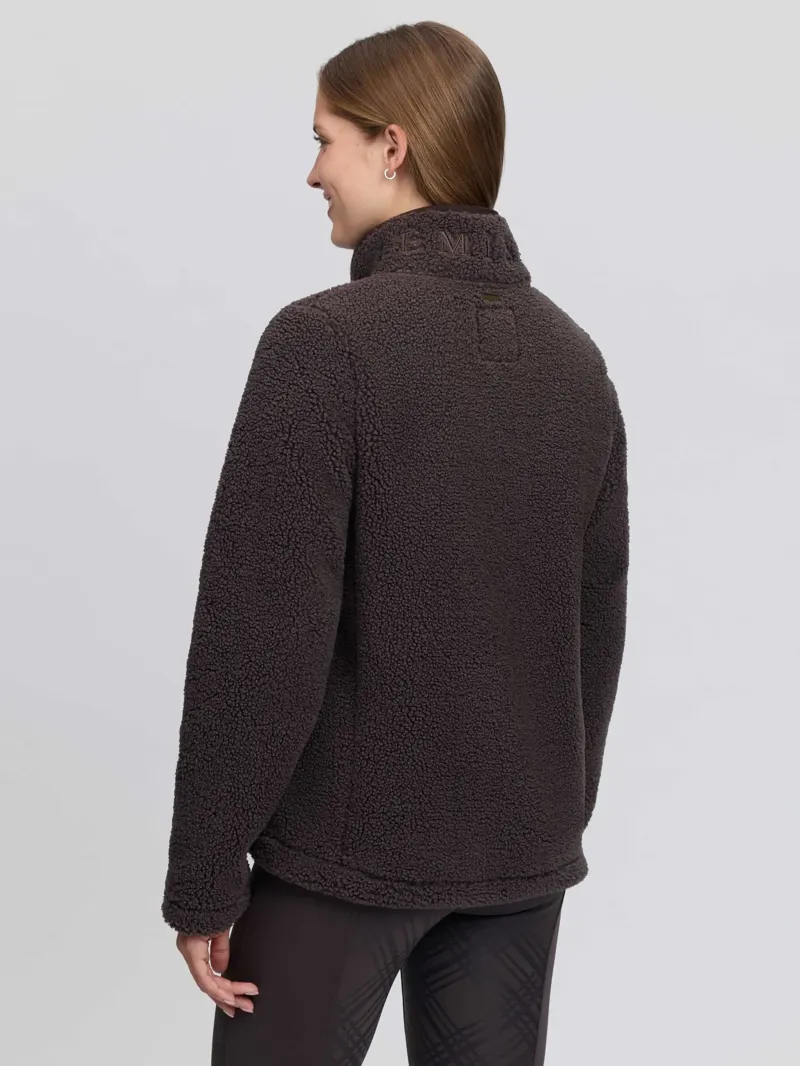 LeMieux Heritage Borg Zip Through Jacket - Cocoa-1