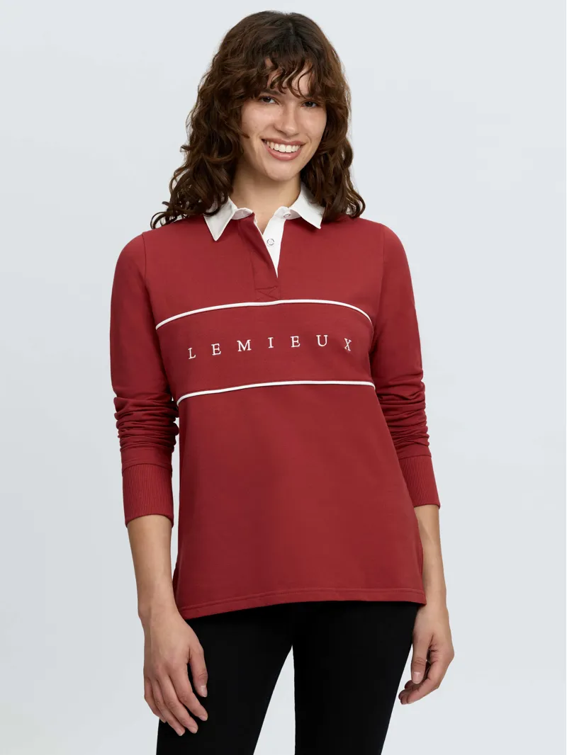 LeMieux Rochelle Rugby Shirt - Russet