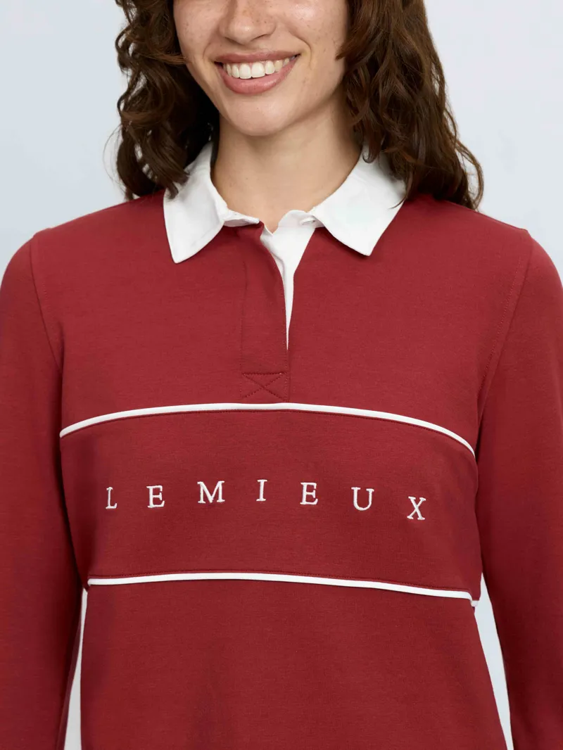 LeMieux Rochelle Rugby Shirt - Russet-2