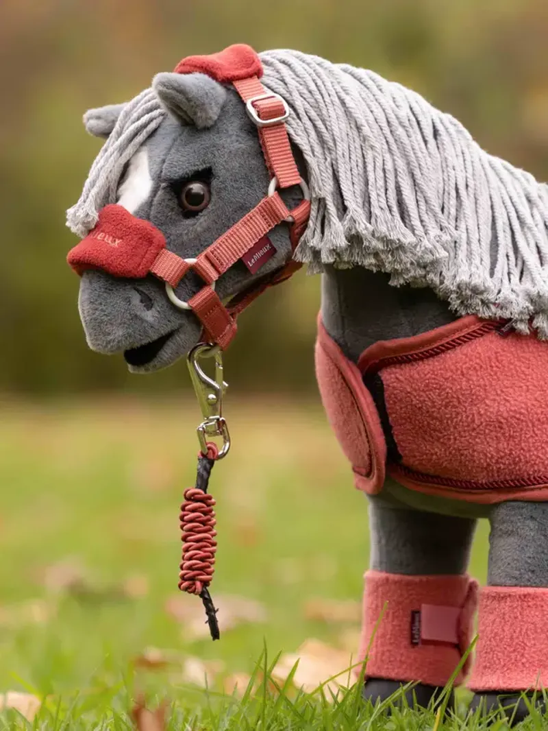 LeMieux Toy Pony Vogue Headcollar and Leadrope - Spiced Earth-1