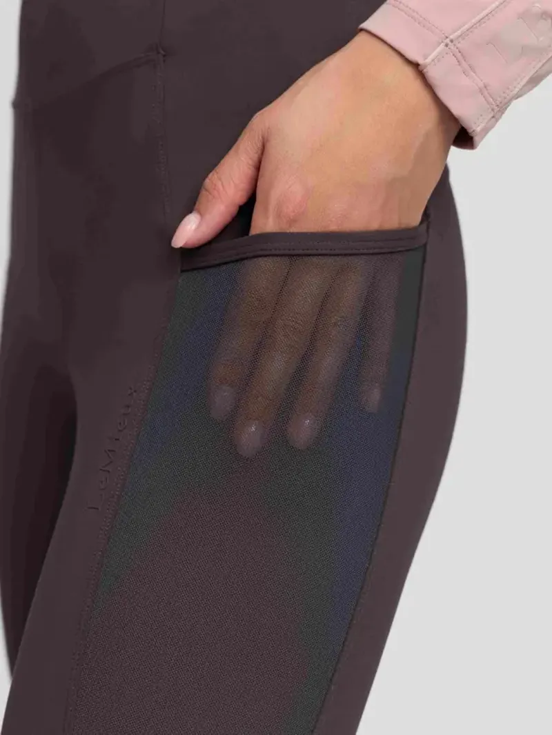 LeMieux Naomi Pull On Breeches - Cocoa-2