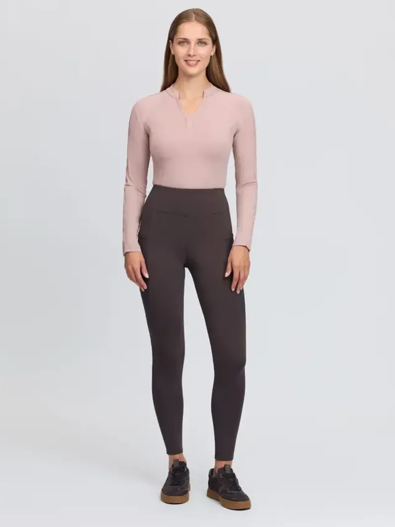 LeMieux Naomi Pull On Breeches - Cocoa-4