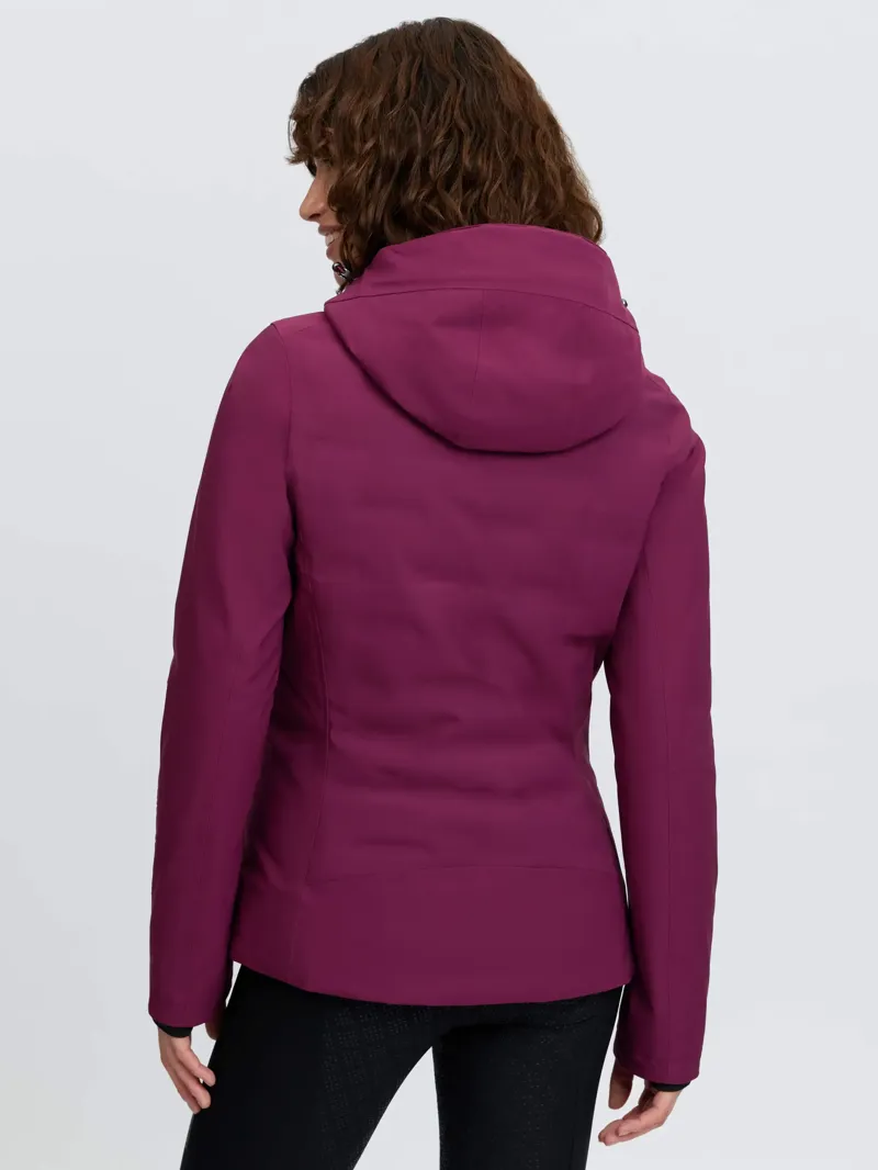 LeMieux Brooke 3 in 1 Waterproof Hybrid Jacket - Blackberry-1