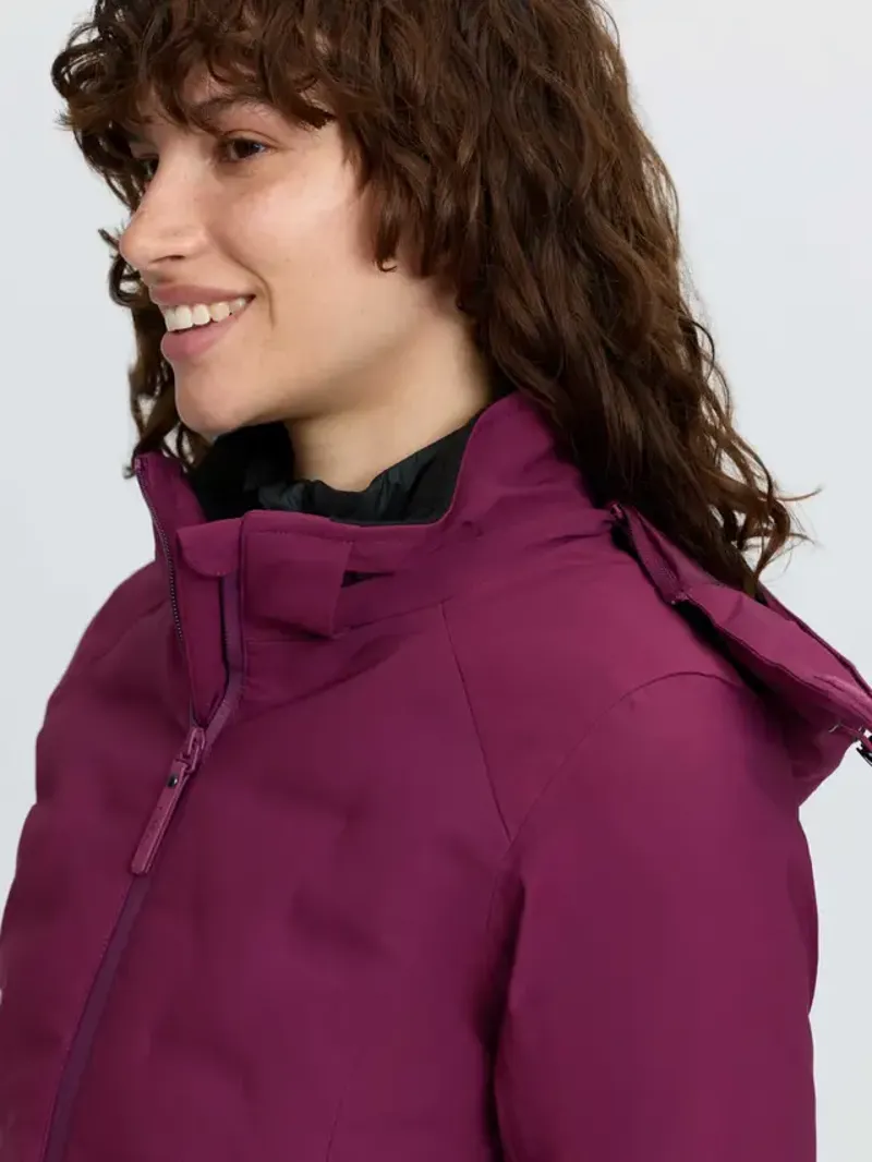 LeMieux Brooke 3 in 1 Waterproof Hybrid Jacket - Blackberry-4
