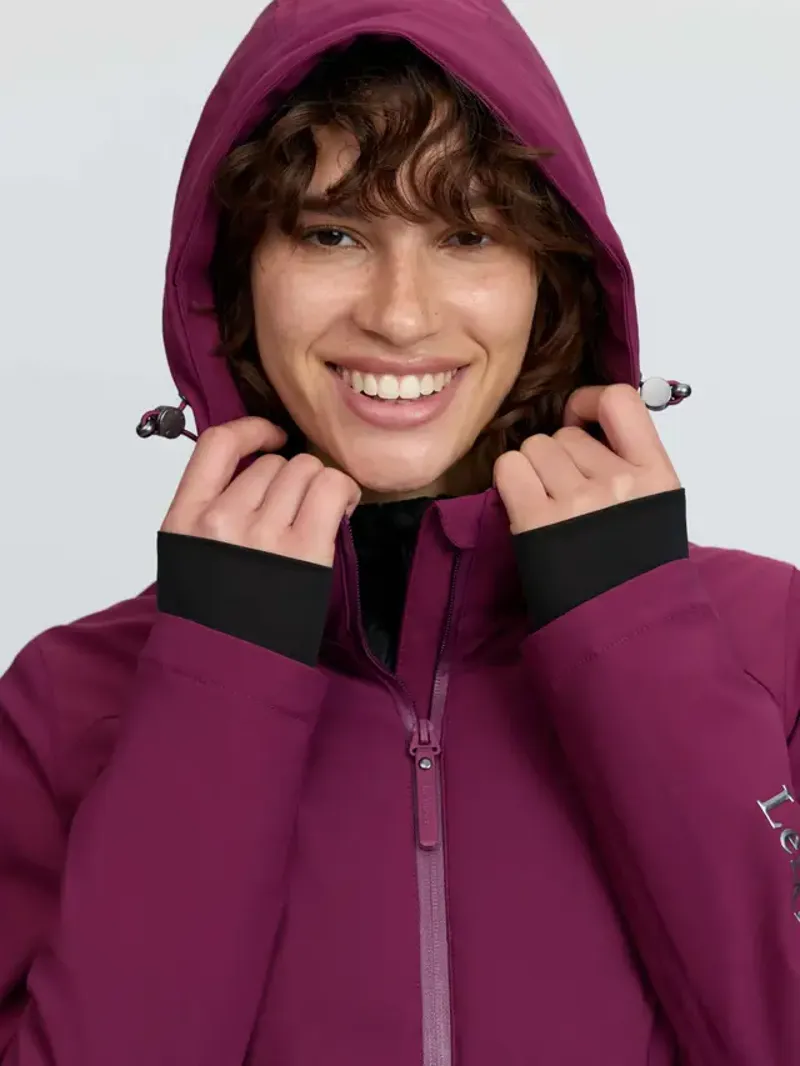 LeMieux Brooke 3 in 1 Waterproof Hybrid Jacket - Blackberry-2