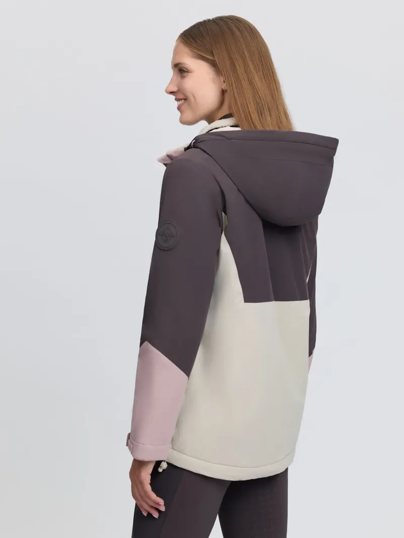 LeMieux Phoebe Half Zip Waterproof Anorak - Wild Rose-1