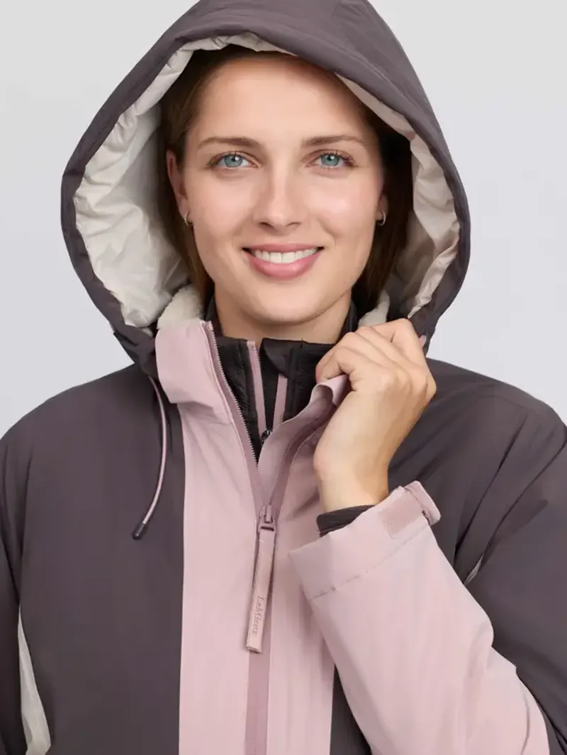 LeMieux Phoebe Half Zip Waterproof Anorak - Wild Rose-2