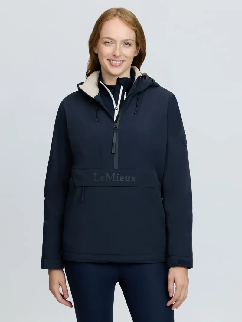 LeMieux Phoebe Half Zip Waterproof Anorak - Navy
