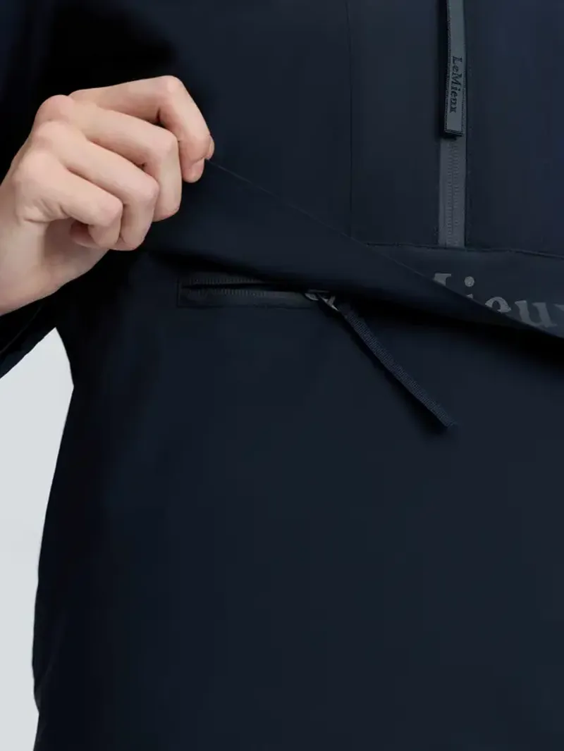 LeMieux Phoebe Half Zip Waterproof Anorak - Navy-5