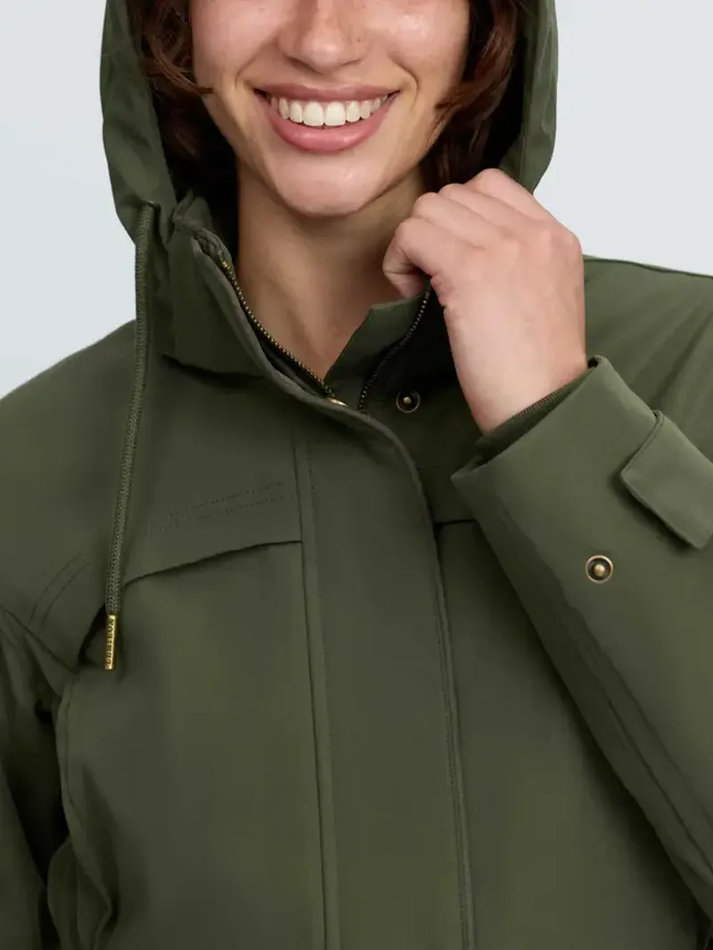 LeMieux Heritage Beatrice Waterproof Coat - Olive-4