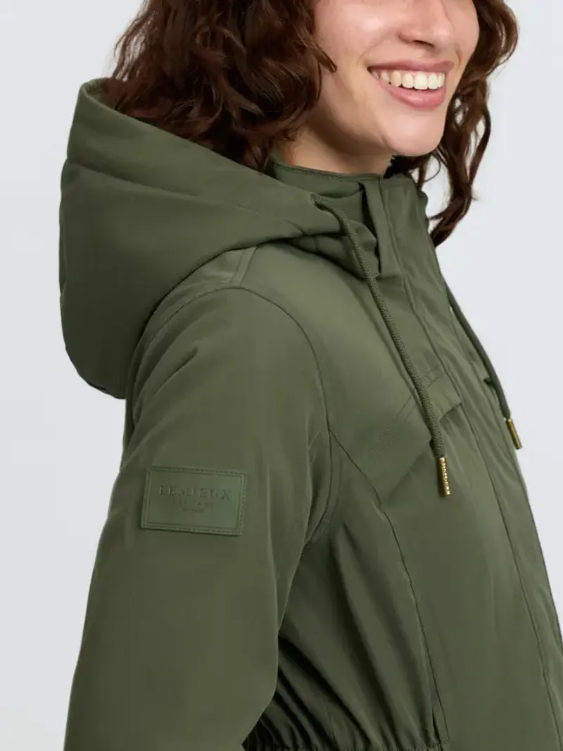LeMieux Heritage Beatrice Waterproof Coat - Olive-5