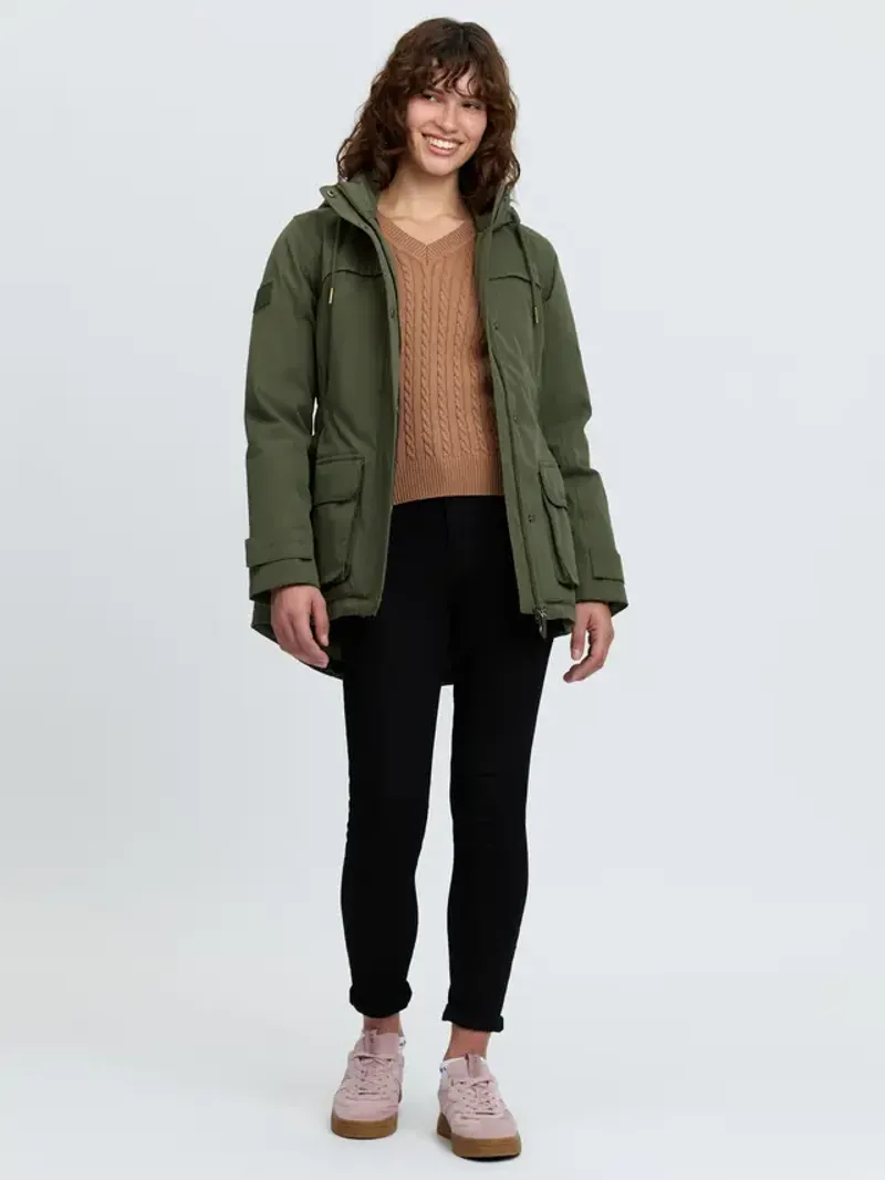 LeMieux Heritage Beatrice Waterproof Coat - Olive-6