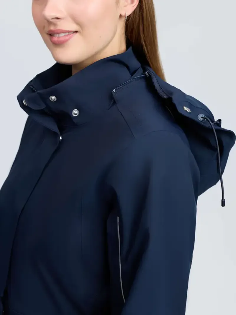 LeMieux Stormwear Performance Riding Coat - Navy-5