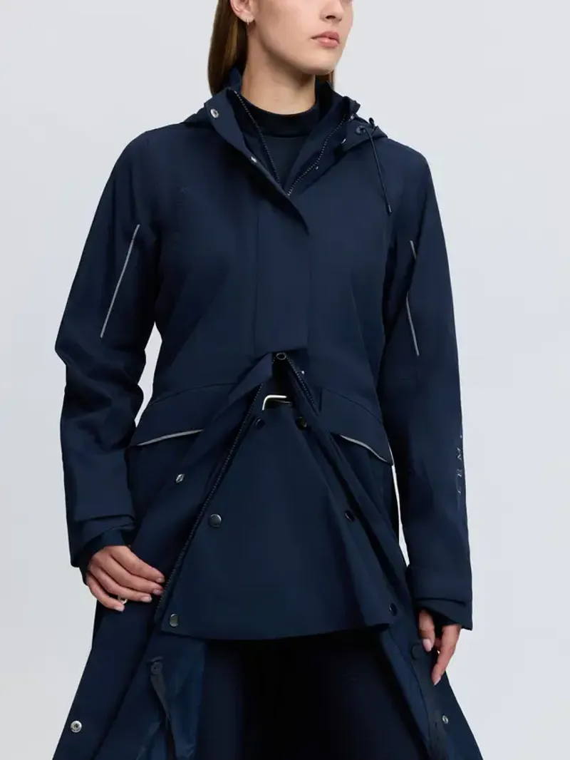 LeMieux Stormwear Performance Riding Coat - Navy-3