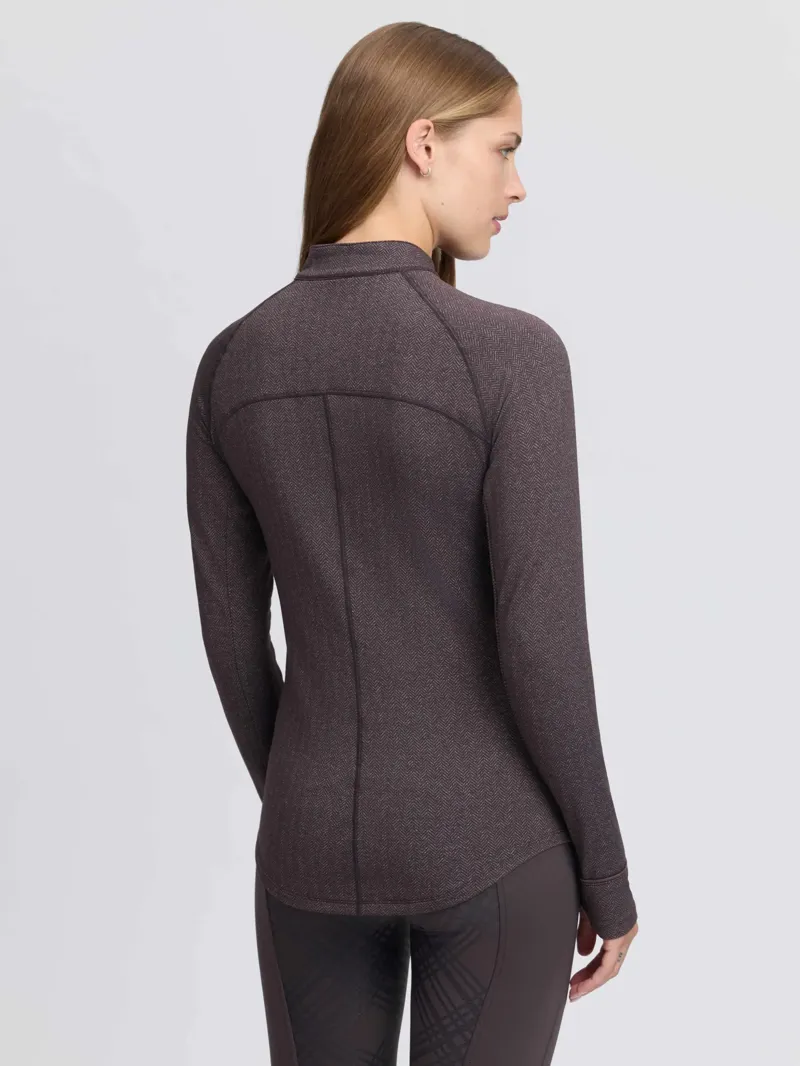 LeMieux Heritage Herringbone Base Layer - Cocoa-2