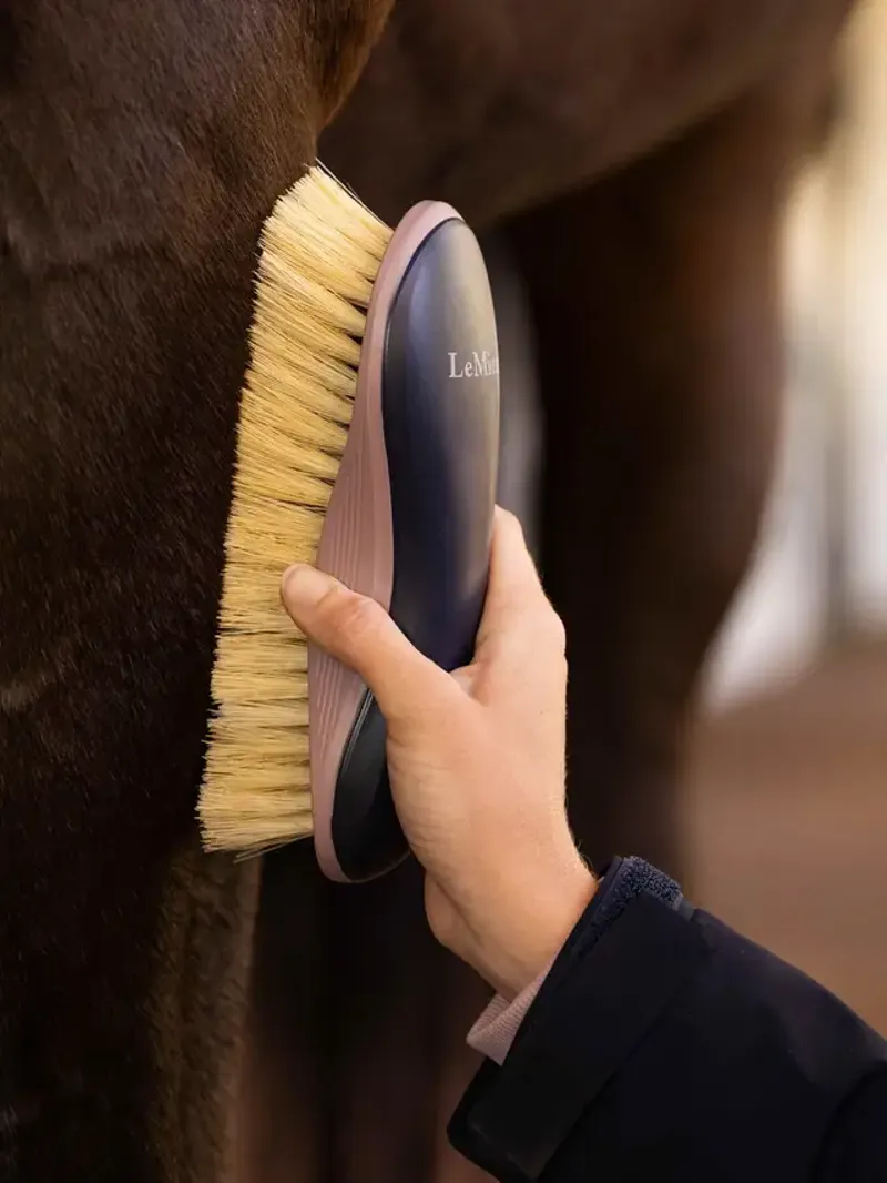 LeMieux Body Brush - Navy-1