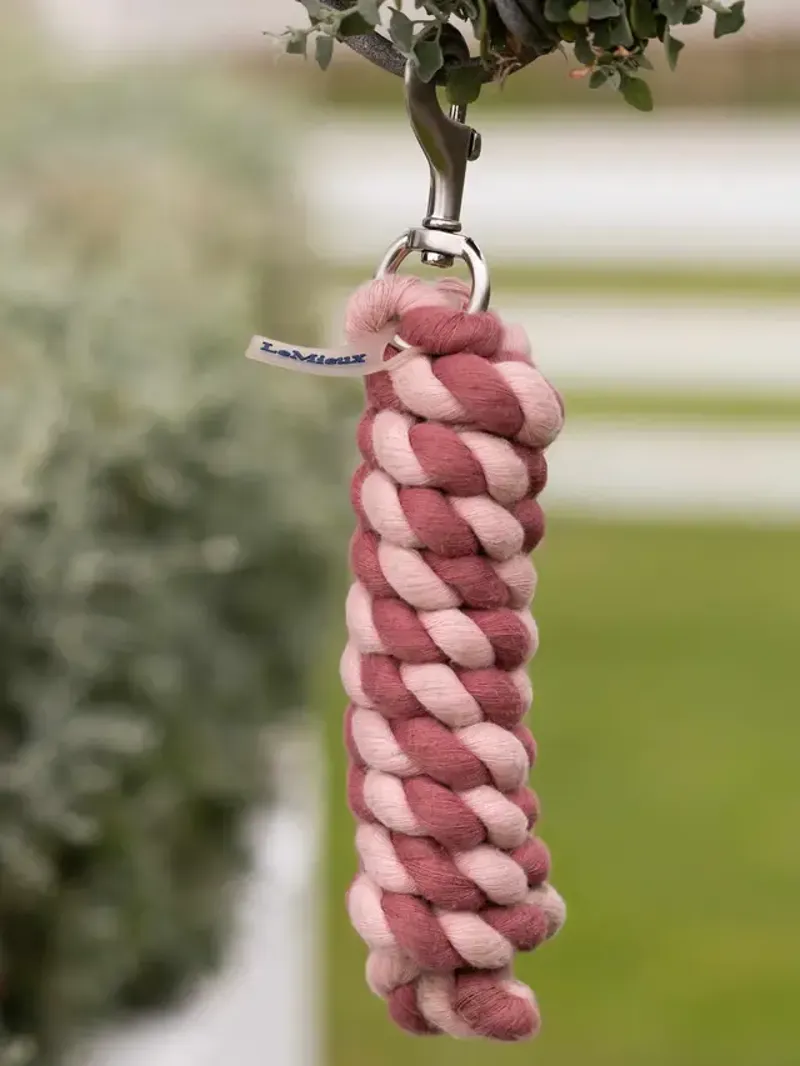 LeMieux Polycotton Leadrope - Spiced Earth/Petal-1