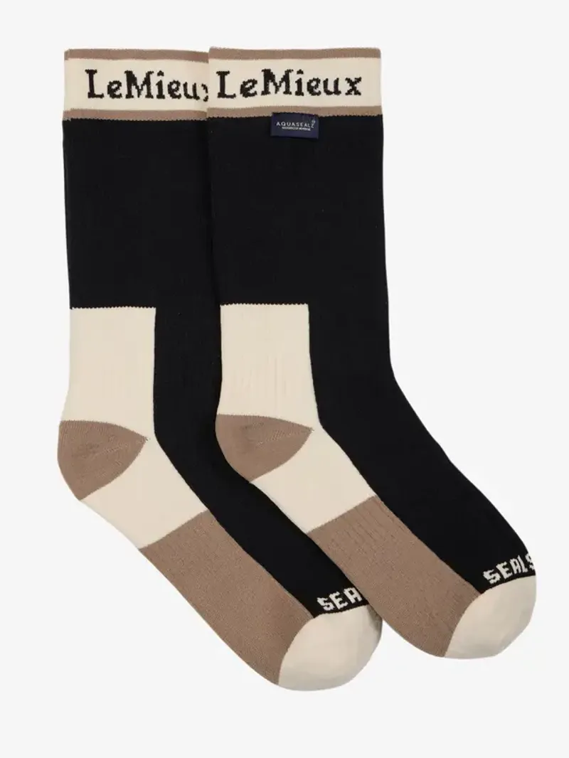 LeMieux x Sealskinz Waterproof Socks - Black-2