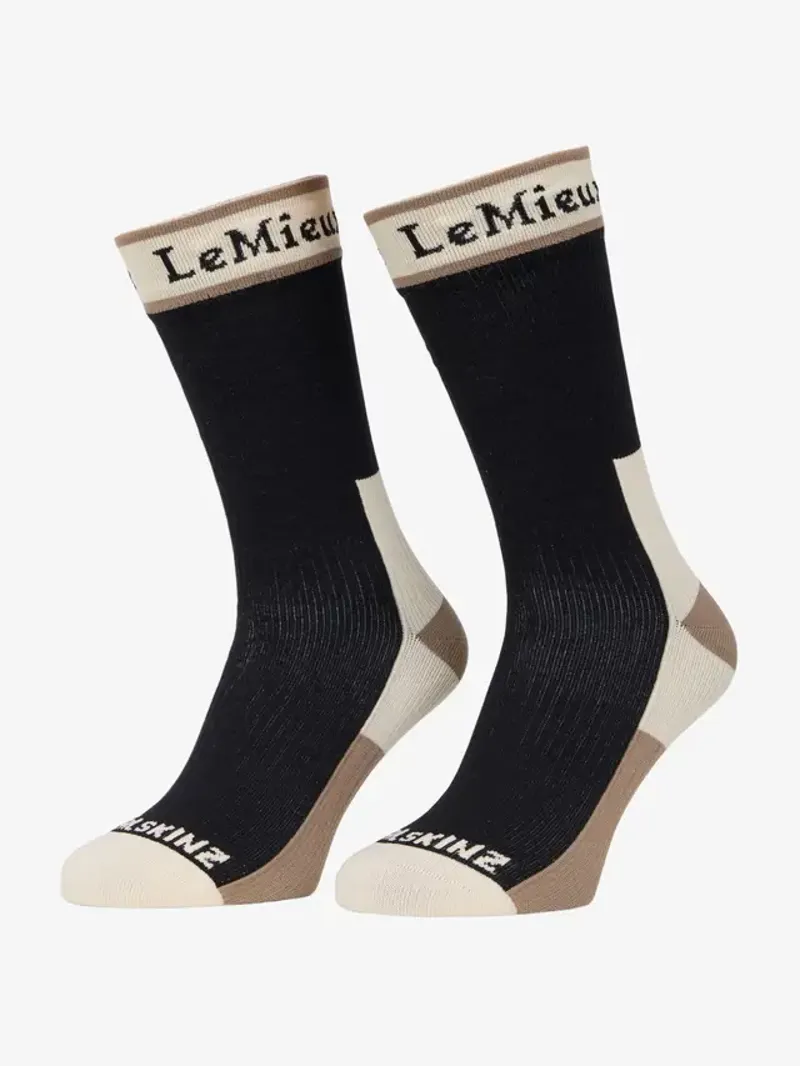 LeMieux x Sealskinz Waterproof Socks - Black