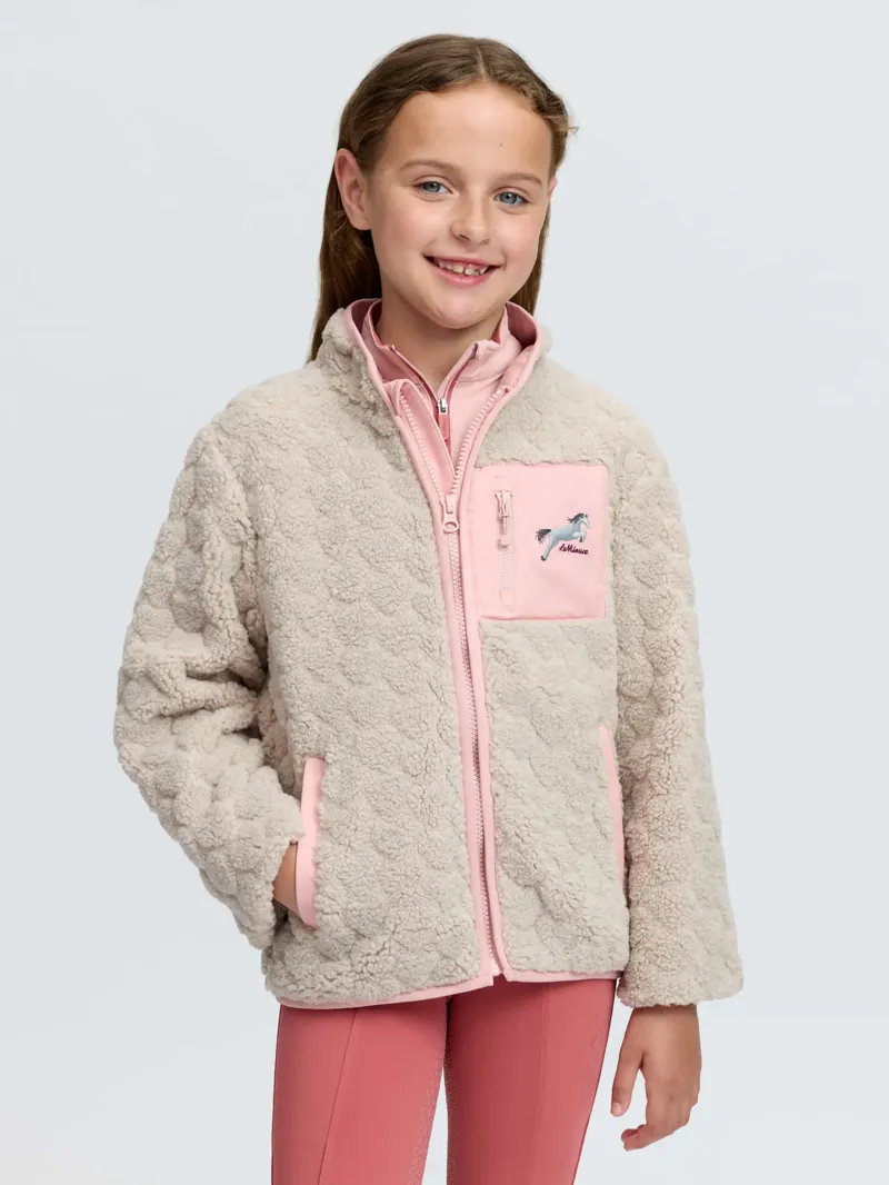 LeMieux Mini Thora Heart Fleece - Stone