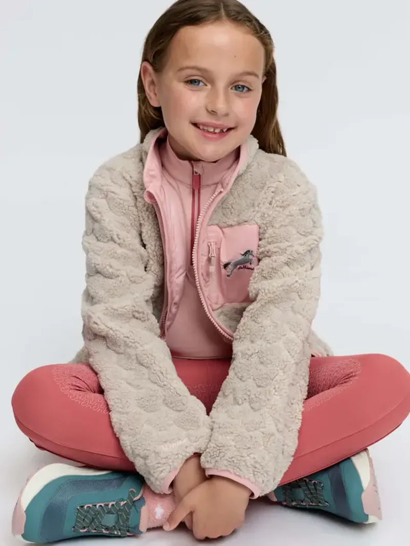 LeMieux Mini Thora Heart Fleece - Stone-3