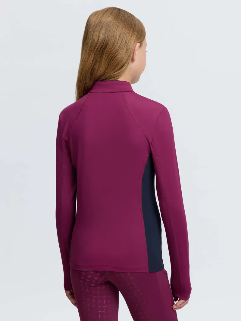 LeMieux Young Rider Classique Base Layer - Blackberry-2