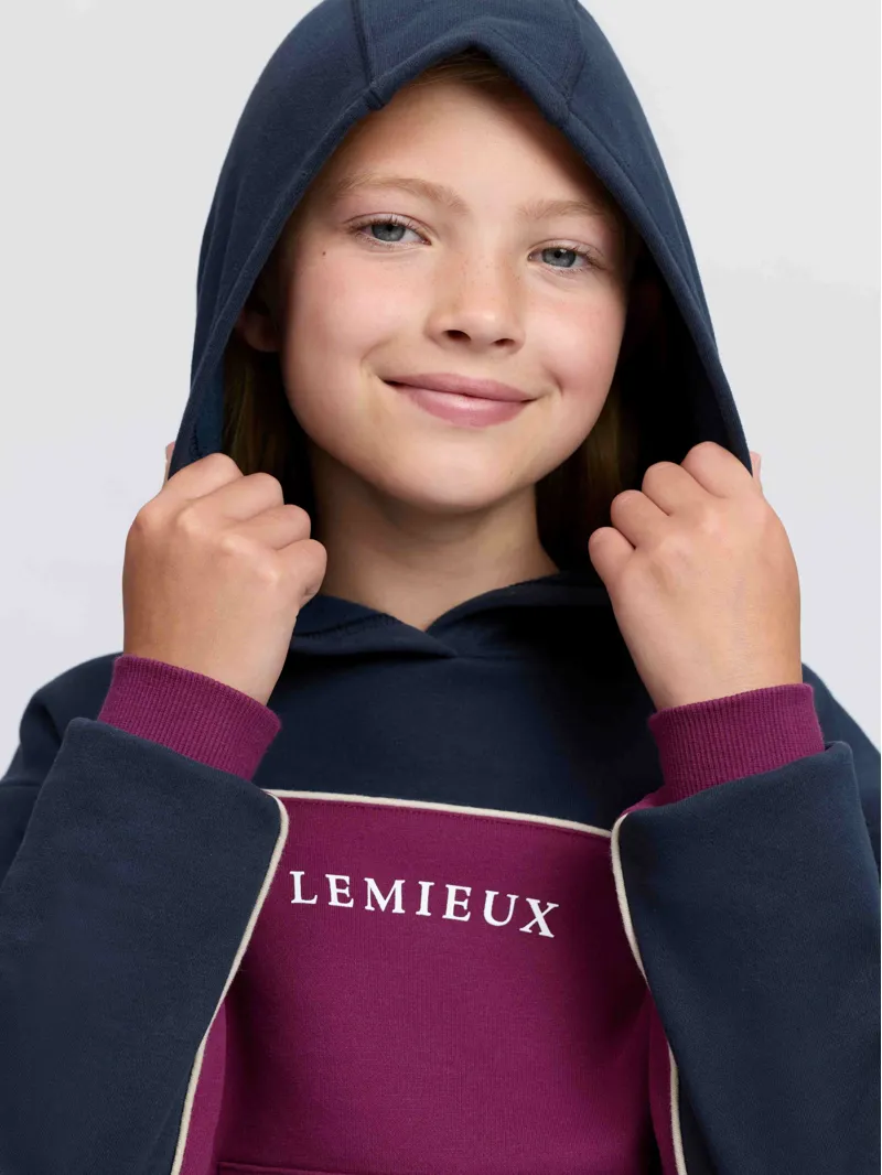 LeMieux Young Rider Sadie Hoodie - Blackberry-4