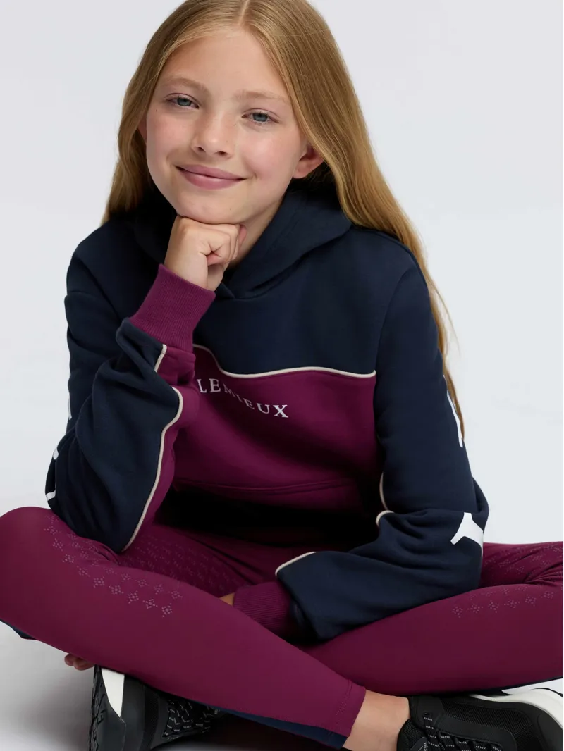 LeMieux Young Rider Sadie Hoodie - Blackberry-2