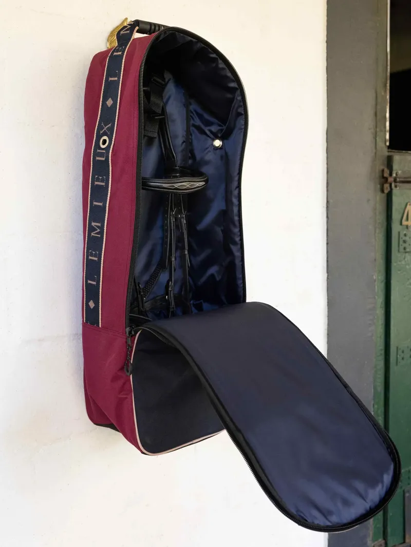 LeMieux Anatomical Bridle Bag - Blackberry