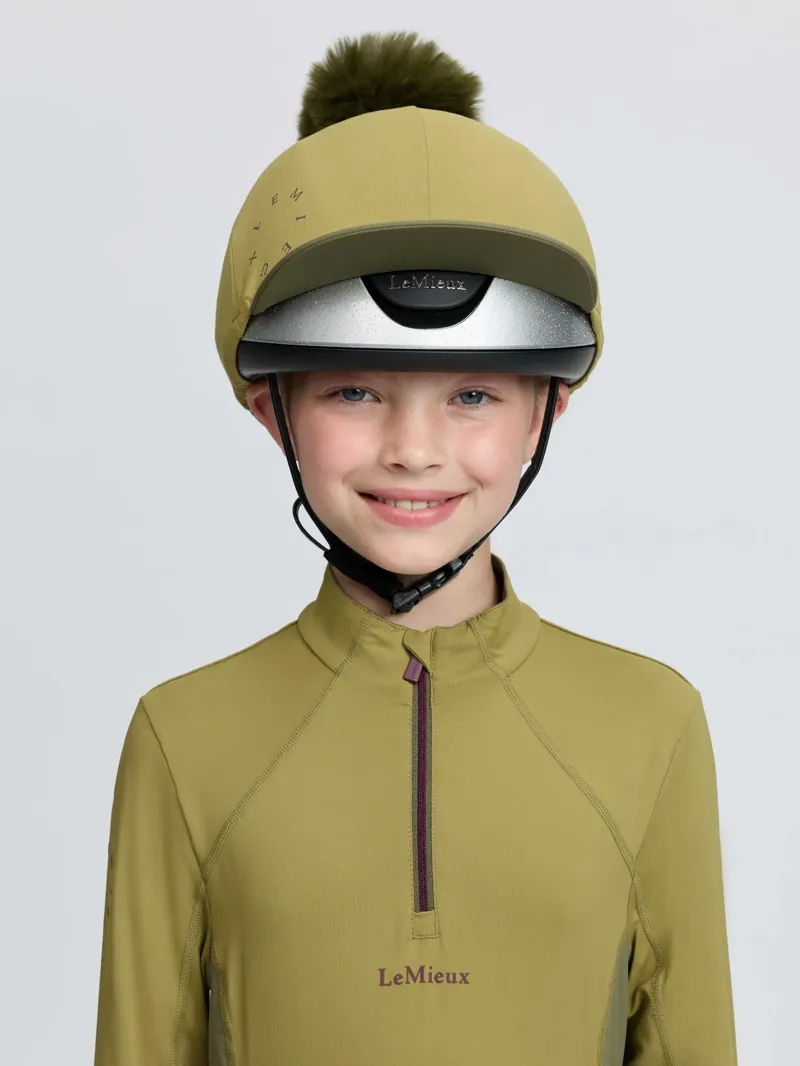 LeMieux Classique Pom Hat Silk - Gooseberry