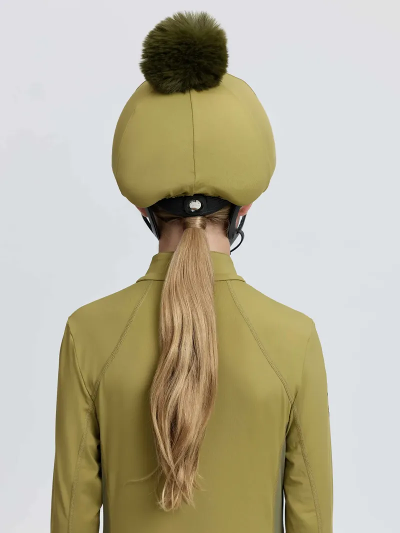 LeMieux Classique Pom Hat Silk - Gooseberry-1
