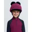 LeMieux Mini Double Pom Hat Silk - Blackberry