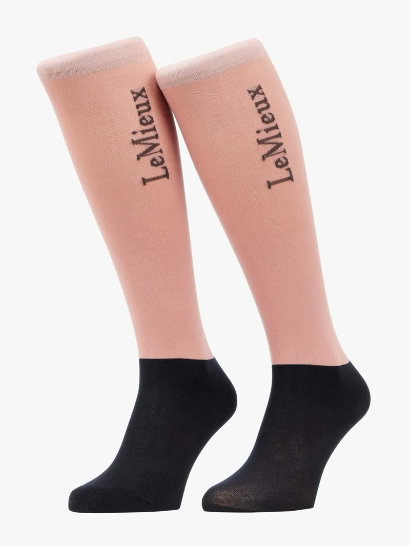 LeMieux Competition Socks 2 Pack - Wild Rose Medium