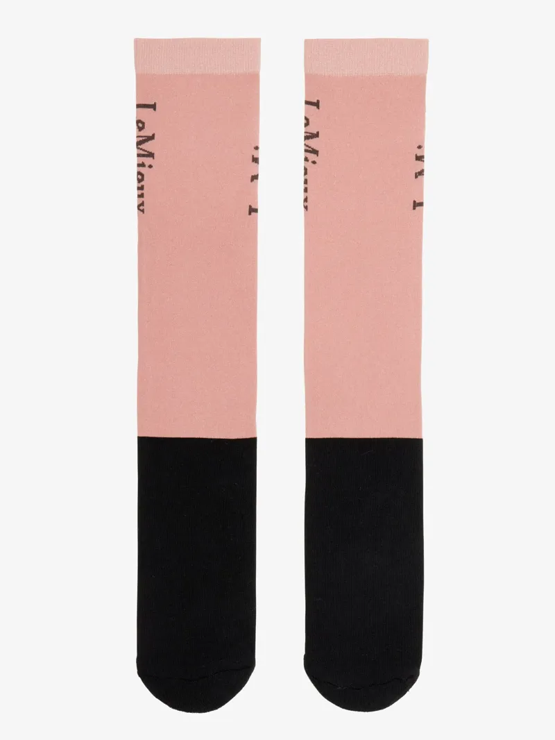 LeMieux Competition Socks 2 Pack - Wild Rose Medium-1