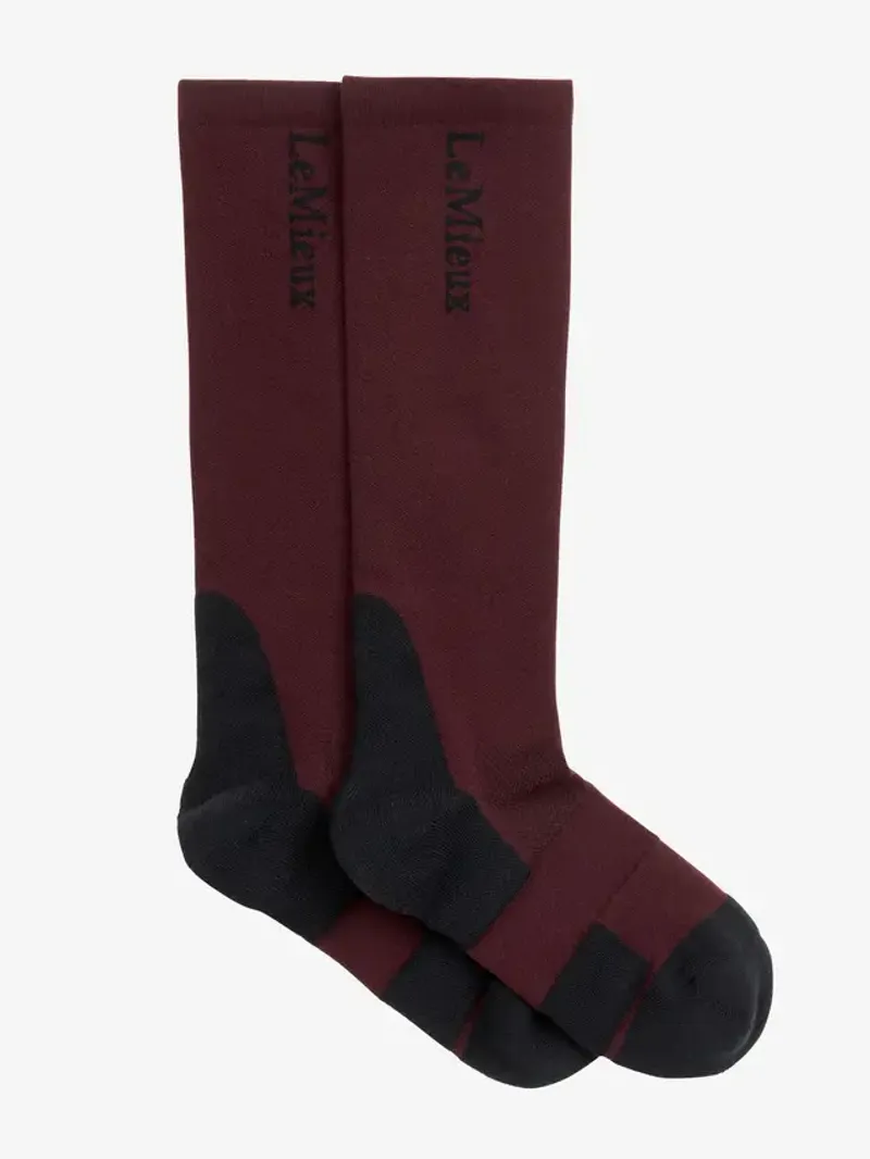LeMieux Performance Socks - Bramble Medium-1