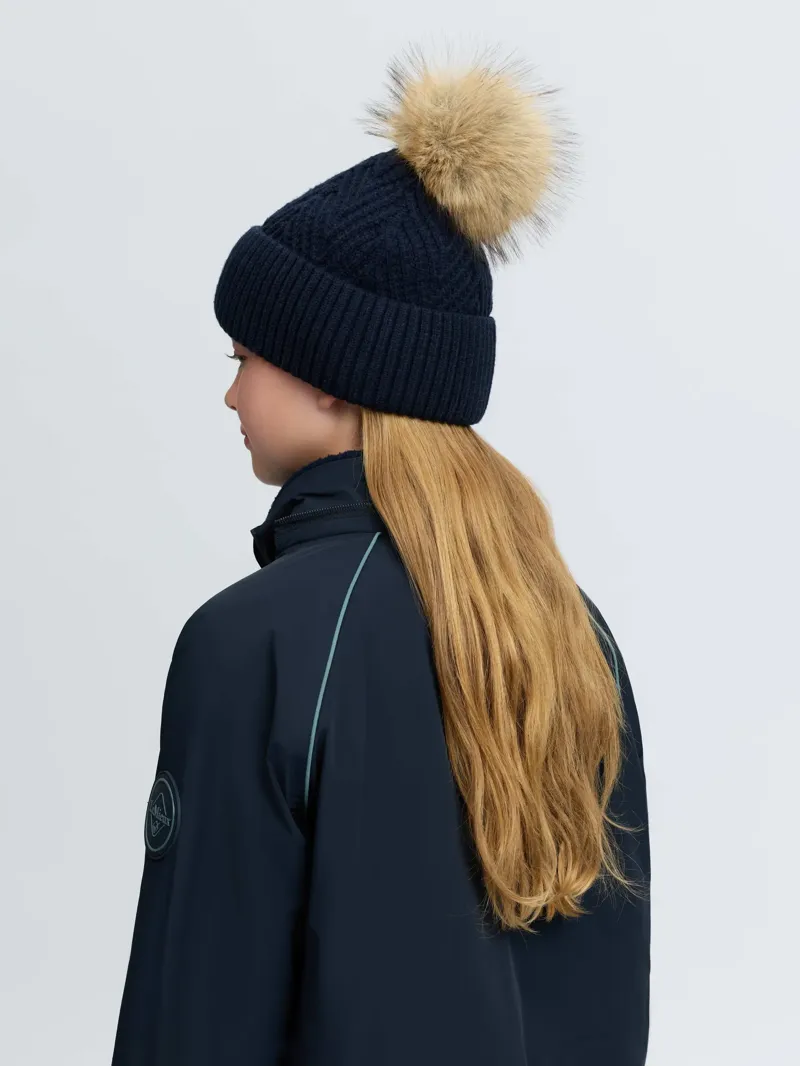 LeMieux Clara Knit Beanie - Navy-2